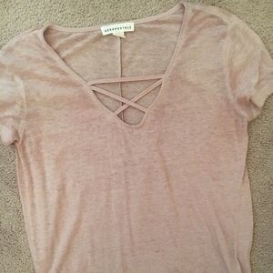 Light pink Aeropostale top